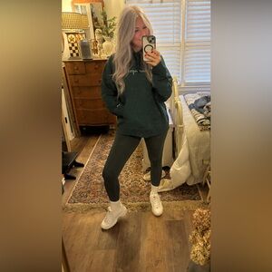 Girlfriend Collective Dark Green Leggings Size Small